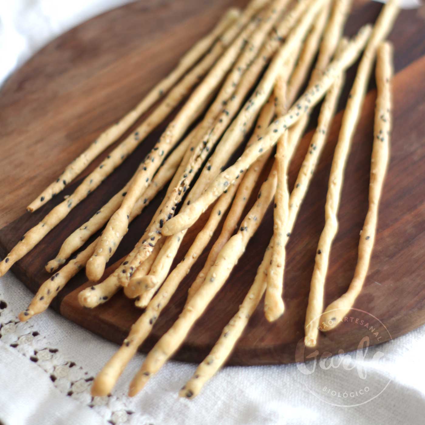 Grissini de Sementes de Sésamo