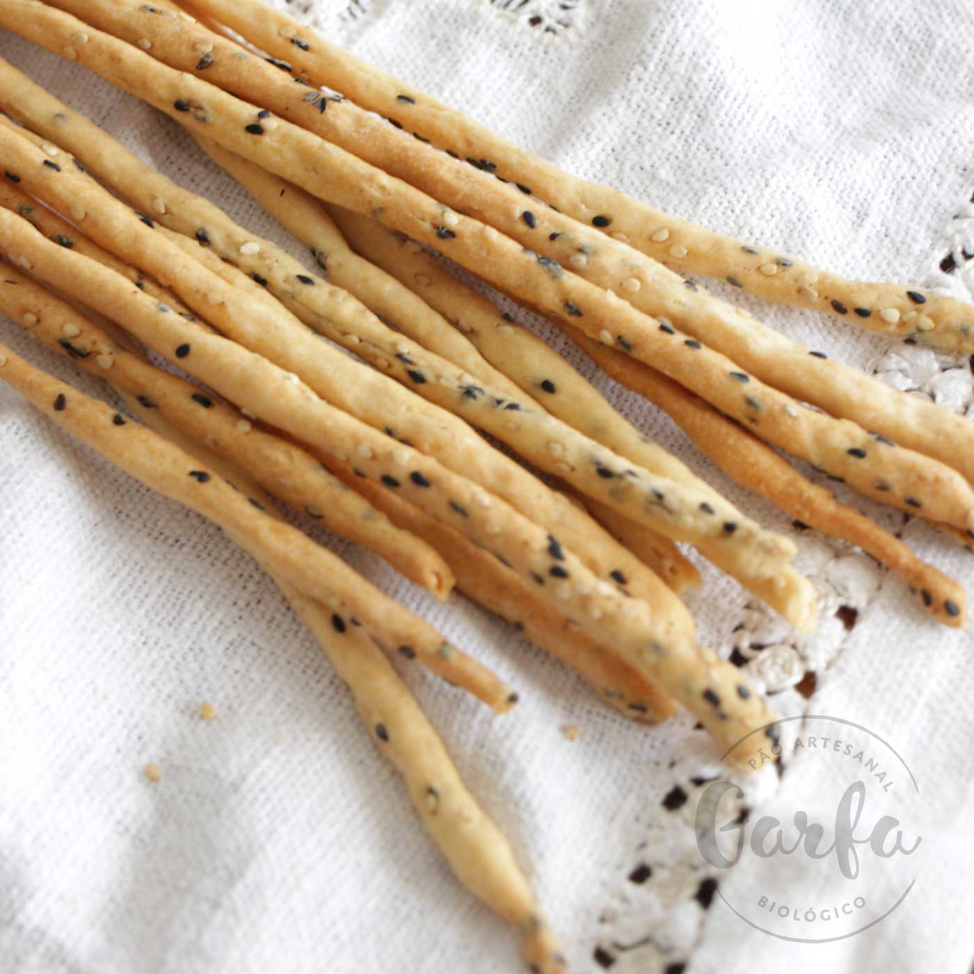 Grissini de Sementes de Sésamo