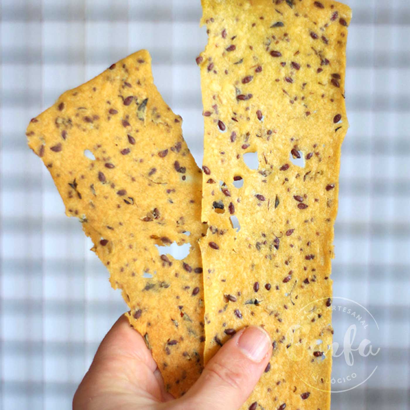 Crackers de Milho (Milho & Orégãos)